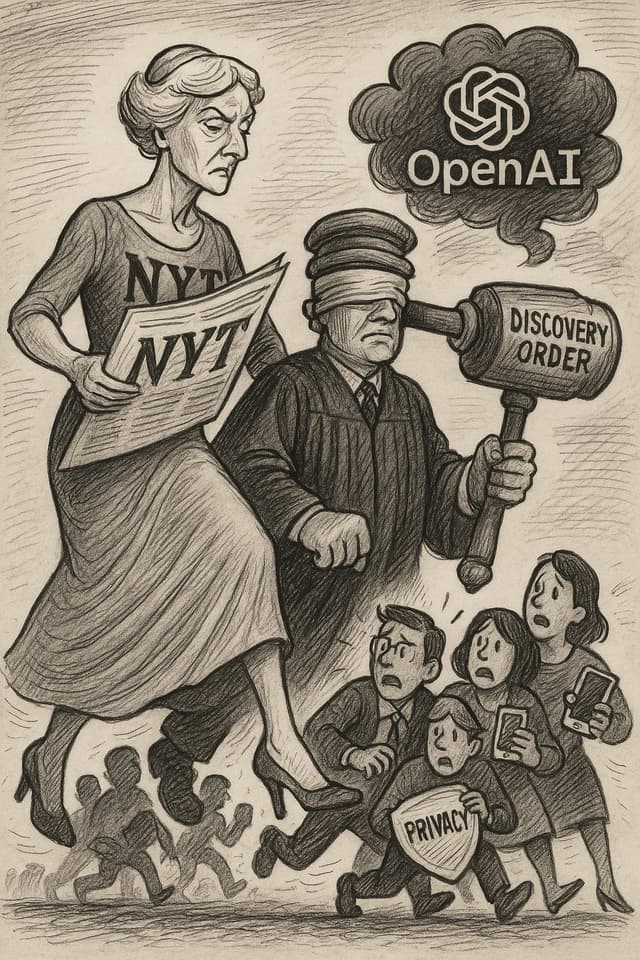 The Gray Lady’s Data Dragnet: How One Court Order Just Nuked ChatGPT Privacy